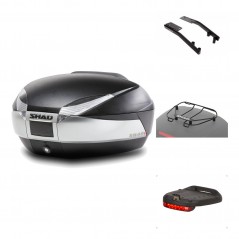 Rear trunk + mounting hardware + accessories  SH48 TITANIUM PREMIUM