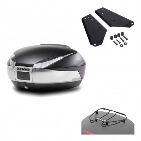 Back trunk + big top fitting + top grid rack  SH48 TITANIUM PREMIUM