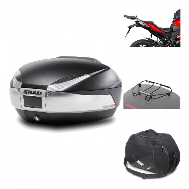 Rear trunk + mounting hardware + accessories  SH48 TITANIUM PREMIUM