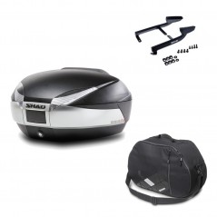 Back trunk + big top fitting + internal bag  SH48 TITANIUM PREMIUM