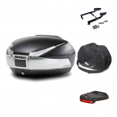 Rear trunk + mounting hardware + accessories  SH48 TITANIUM PREMIUM