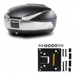SHAD Baul trasero + herraje montaje SH48 TITANIUM PREMIUM KIT-186039