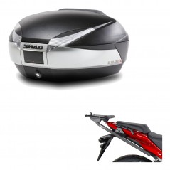 SHAD Baul trasero + herraje montaje SH48 TITANIUM PREMIUM KIT-185991