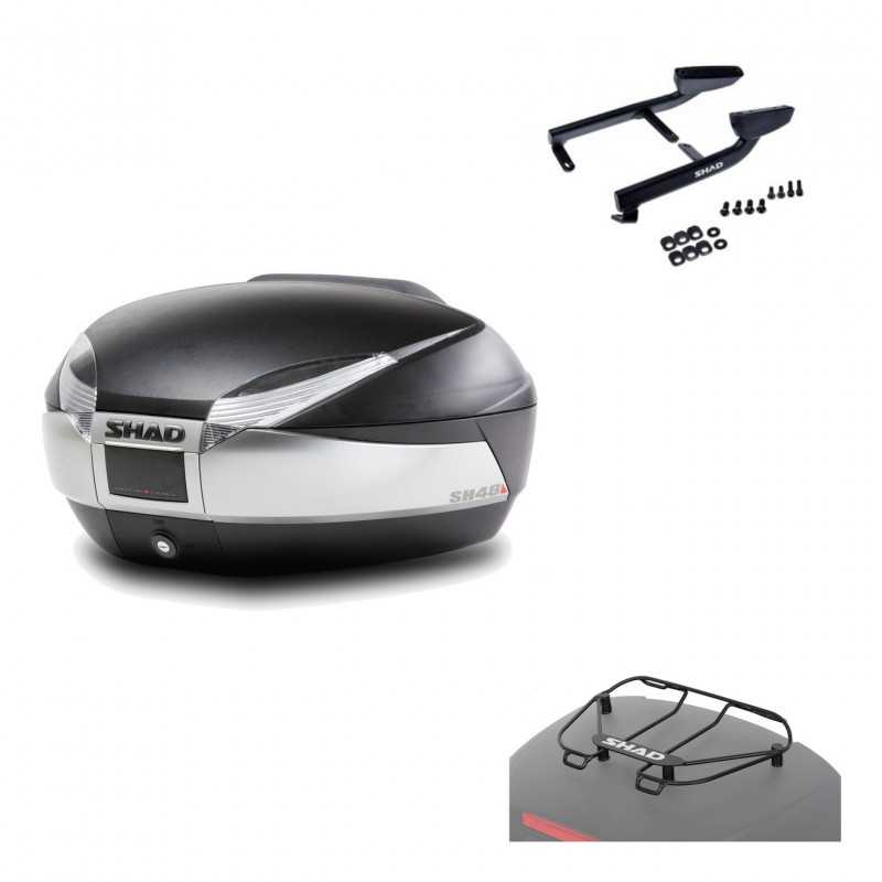 Back trunk + big top fitting + top grid rack  SH48 TITANIUM PREMIUM