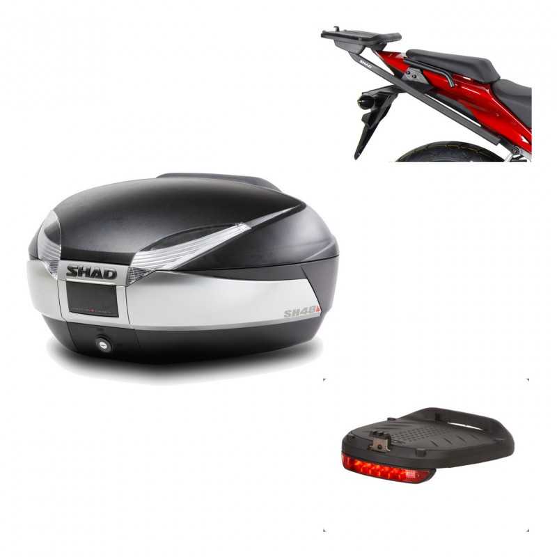 Back trunk + big top fitting + brake light  SH48 TITANIUM PREMIUM