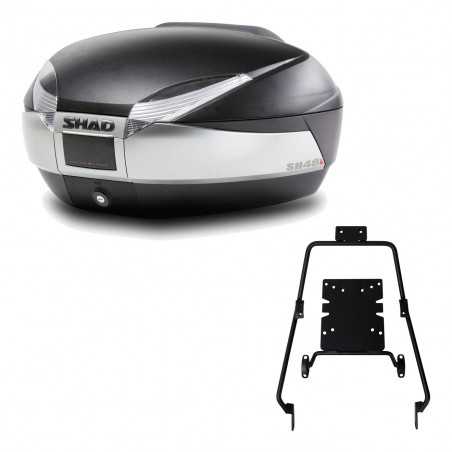 SHAD Baul trasero + herraje montaje SH48 TITANIUM PREMIUM KIT-185839