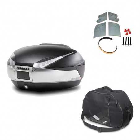 SHAD Baul trasero + herraje montaje bolsa interna SH48 TITANIUM PREMIUM KIT-185793