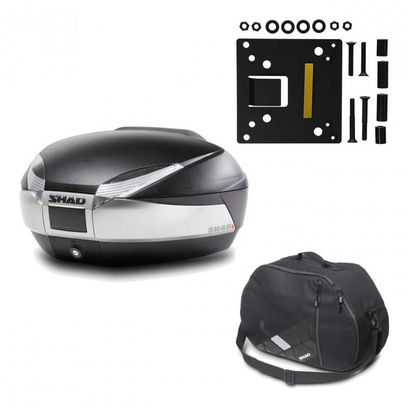 Back trunk + big top fitting + internal bag  SH48 TITANIUM PREMIUM