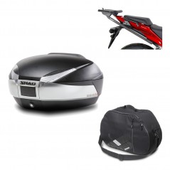 Back trunk + big top fitting + internal bag  SH48 TITANIUM PREMIUM