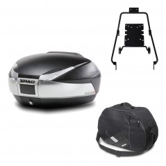 Back trunk + big top fitting + internal bag  SH48 TITANIUM PREMIUM