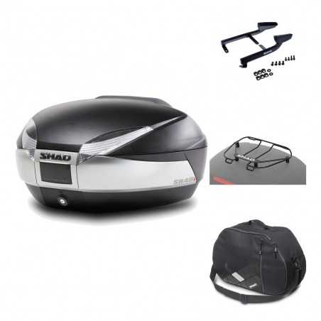 Rear trunk + mounting hardware + accessories  SH48 TITANIUM PREMIUM