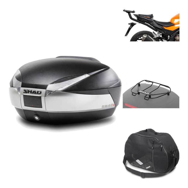 Rear trunk + mounting hardware + accessories  SH48 TITANIUM PREMIUM
