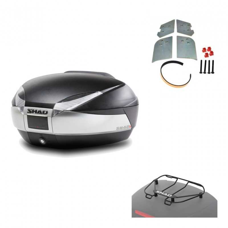 Back trunk + big top fitting + top grid rack  SH48 TITANIUM PREMIUM