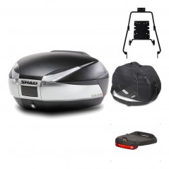 Rear trunk + mounting hardware + accessories  SH48 TITANIUM PREMIUM