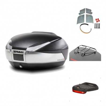 SHAD Baul trasero + herraje montaje accesorios SH48 TITANIUM PREMIUM KIT-185796