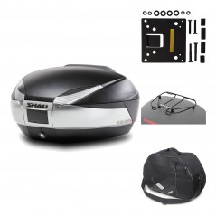 Rear trunk + mounting hardware + accessories  SH48 TITANIUM PREMIUM
