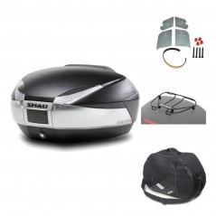 Rear trunk + mounting hardware + accessories  SH48 TITANIUM PREMIUM