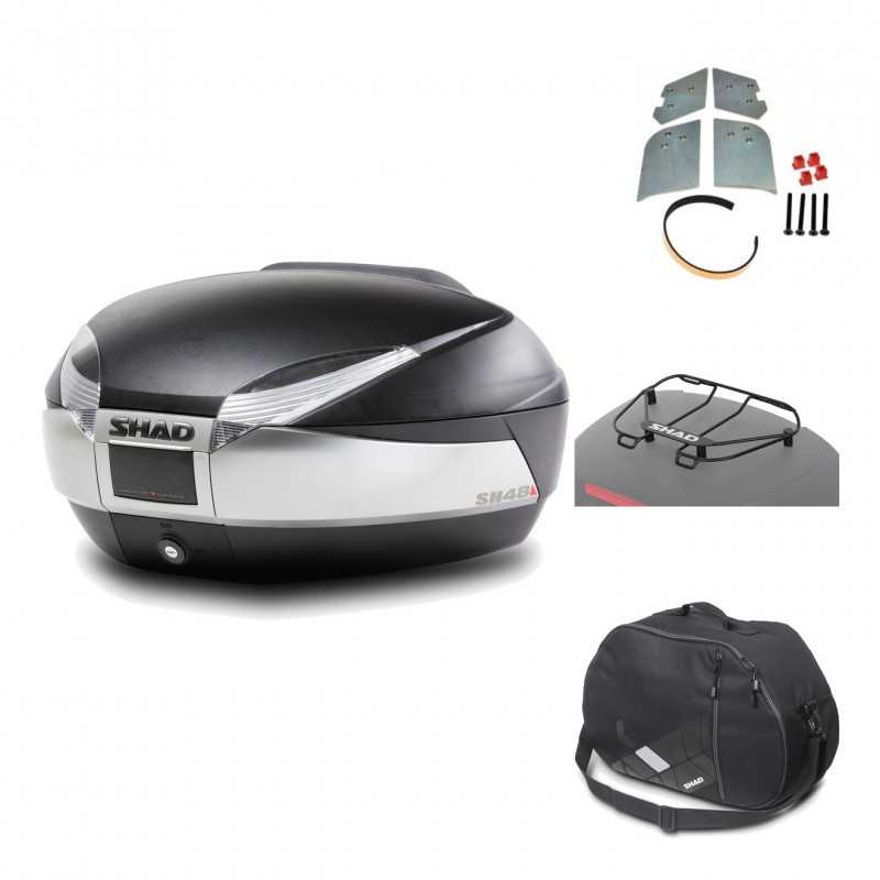 Rear trunk + mounting hardware + accessories  SH48 TITANIUM PREMIUM