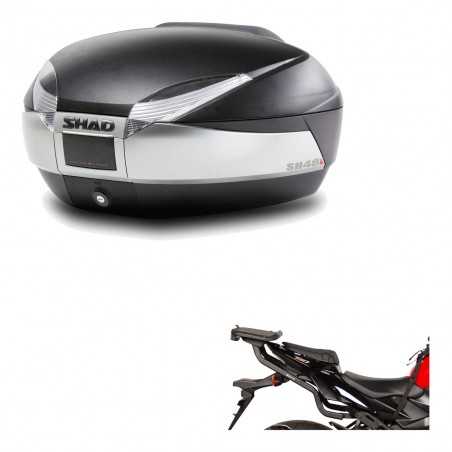 SHAD Baul trasero + herraje montaje SH48 TITANIUM PREMIUM KIT-185647