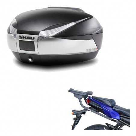 SHAD Baul trasero + herraje montaje SH48 TITANIUM PREMIUM KIT-186047