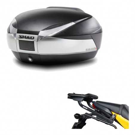 SHAD Baul trasero + herraje montaje SH48 TITANIUM PREMIUM KIT-185999