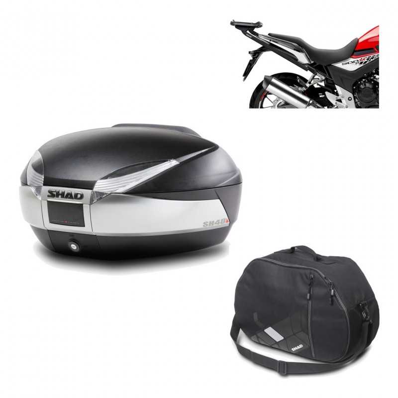 Back trunk + big top fitting + internal bag  SH48 TITANIUM PREMIUM