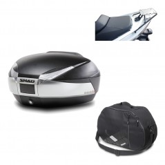 Back trunk + big top fitting + internal bag  SH48 TITANIUM PREMIUM