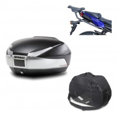 Back trunk + big top fitting + internal bag  SH48 TITANIUM PREMIUM