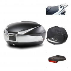 Rear trunk + mounting hardware + accessories  SH48 TITANIUM PREMIUM