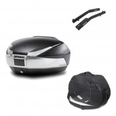 Back trunk + big top fitting + internal bag  SH48 TITANIUM PREMIUM
