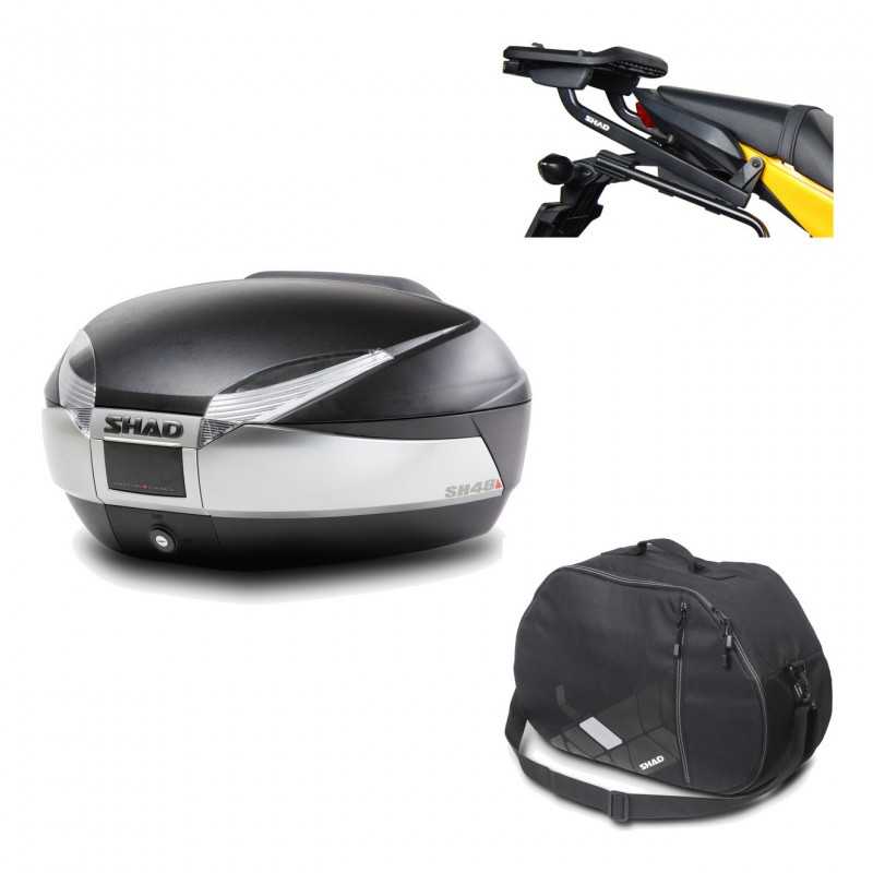 Back trunk + big top fitting + internal bag  SH48 TITANIUM PREMIUM