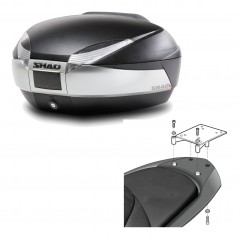 SHAD Baul trasero + herraje montaje SH48 TITANIUM PREMIUM KIT-185847