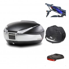 SHAD Baul trasero + herraje montaje accesorios SH48 TITANIUM PREMIUM KIT-186050