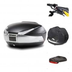 Rear trunk + mounting hardware + accessories  SH48 TITANIUM PREMIUM