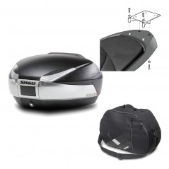 Back trunk + big top fitting + internal bag  SH48 TITANIUM PREMIUM