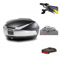 Rear trunk + mounting hardware + accessories  SH48 TITANIUM PREMIUM