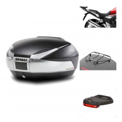 Rear trunk + mounting hardware + accessories  SH48 TITANIUM PREMIUM