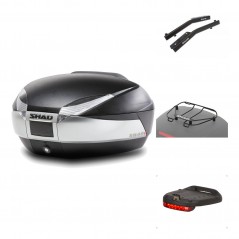 Rear trunk + mounting hardware + accessories  SH48 TITANIUM PREMIUM