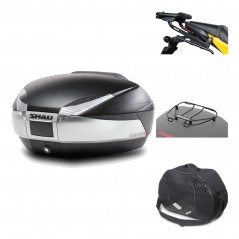 Rear trunk + mounting hardware + accessories  SH48 TITANIUM PREMIUM