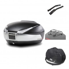 Rear trunk + mounting hardware + accessories  SH48 TITANIUM PREMIUM