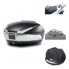 Rear trunk + mounting hardware + accessories  SH48 TITANIUM PREMIUM