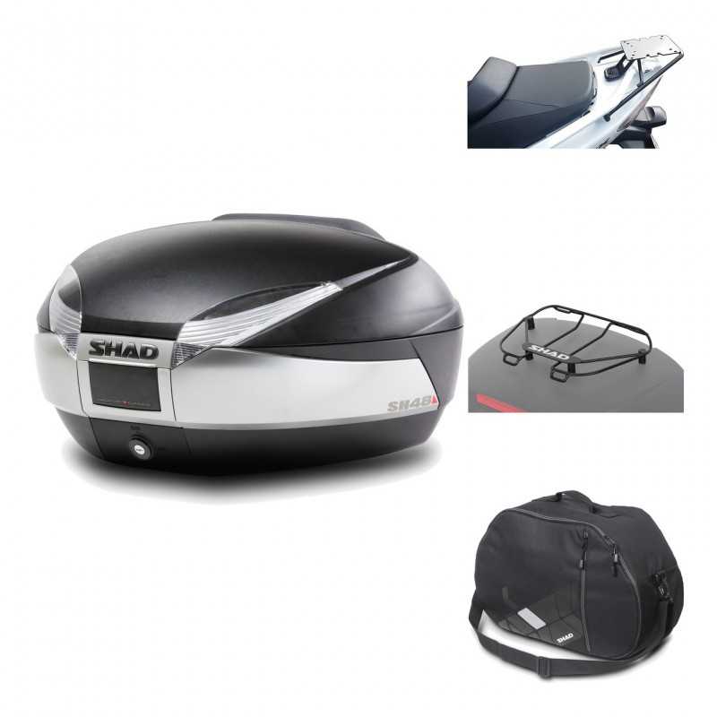 Rear trunk + mounting hardware + accessories  SH48 TITANIUM PREMIUM