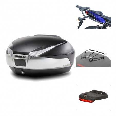 SHAD Baul trasero + herraje montaje accesorios SH48 TITANIUM PREMIUM KIT-186052