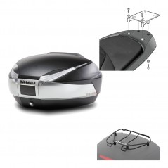 Back trunk + big top fitting + top grid rack  SH48 TITANIUM PREMIUM