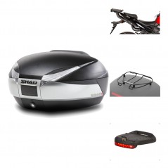 Rear trunk + mounting hardware + accessories  SH48 TITANIUM PREMIUM
