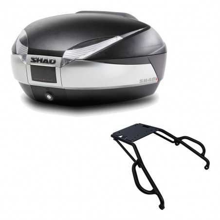 SHAD Baul trasero + herraje montaje SH48 TITANIUM PREMIUM KIT-185951