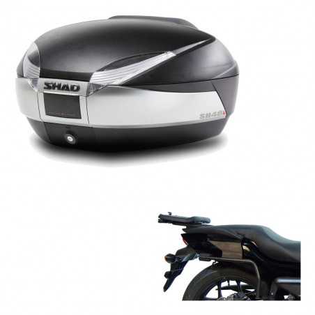 SHAD Baul trasero + herraje montaje SH48 TITANIUM PREMIUM KIT-186007