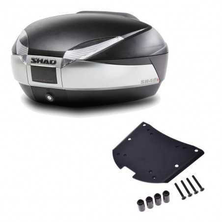 SHAD Baul trasero + herraje montaje SH48 TITANIUM PREMIUM KIT-185703