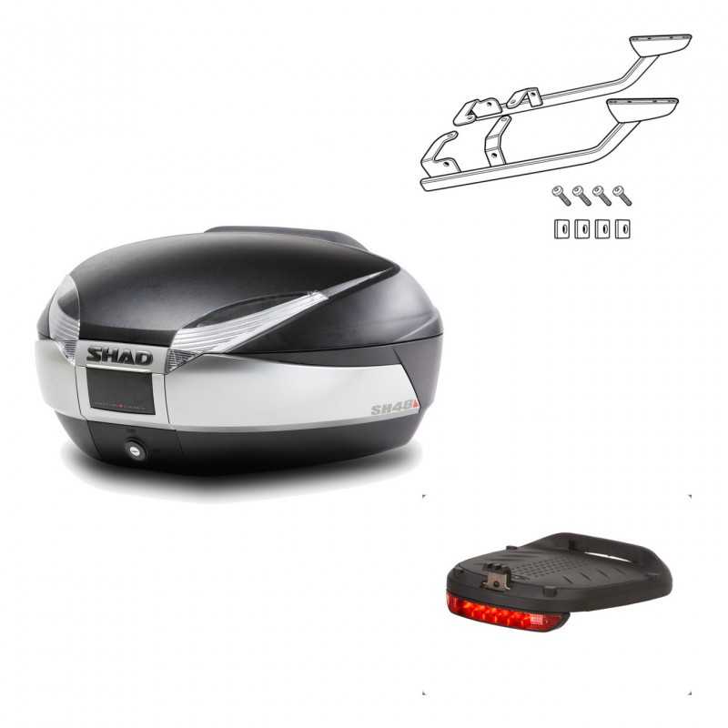Back trunk + big top fitting + brake light  SH48 TITANIUM PREMIUM