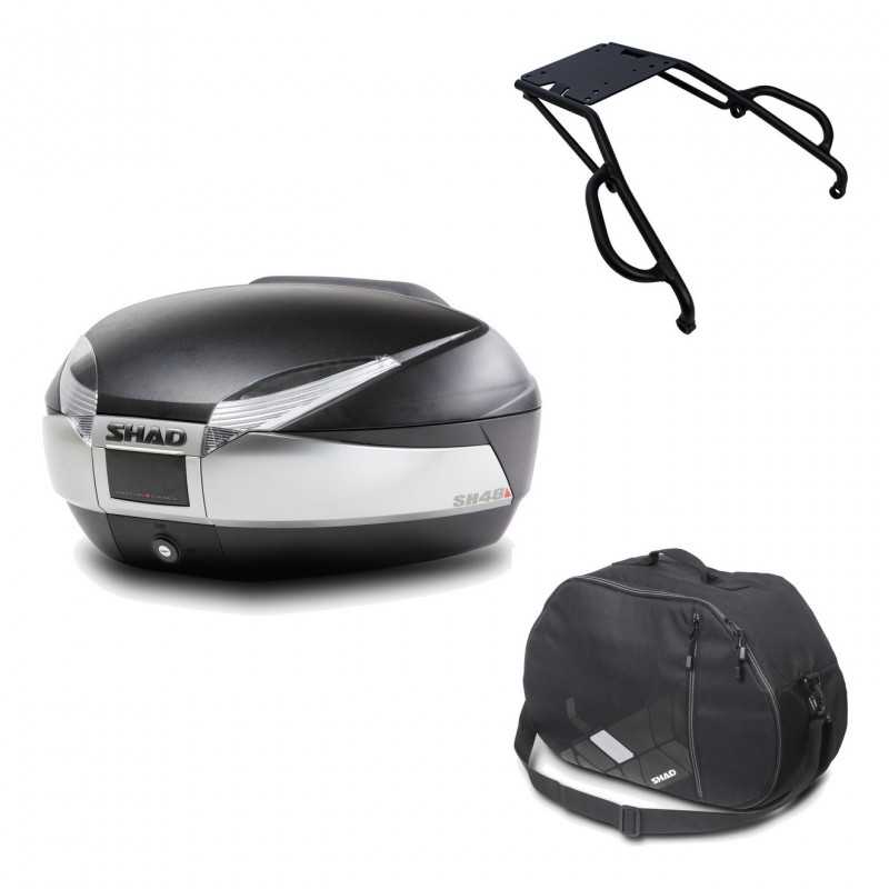 Back trunk + big top fitting + internal bag  SH48 TITANIUM PREMIUM